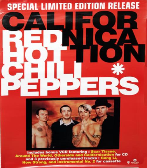 Red Hot Chili Peppers Californication Philippino Promo Poster